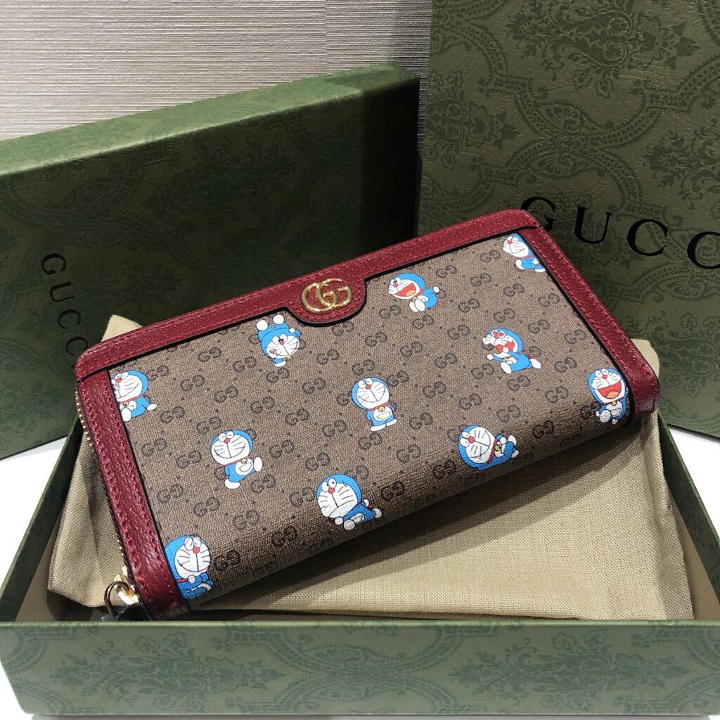 GUCCI×ドラえもんコラボ長財布の買取実績 | 買取専門店さすがや