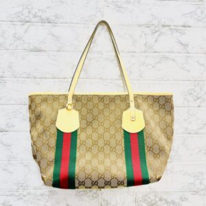 GUCCI グッチ シェリーライン トートバッグ
