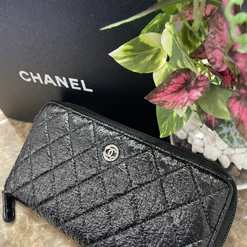 CHANEL マトラッセ ラウンドファスナー