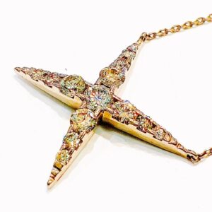 K18 ダイヤ1.00ct付 ネックレス