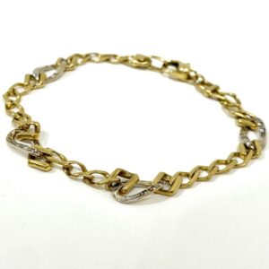 K18 メレダイヤ付きブレスレット