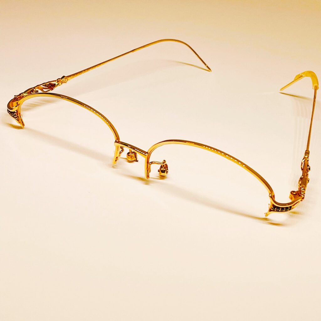 ジュエリー付き眼鏡フレーム（サファイア）新品、未使用 - サングラス 