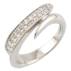 K18WG リング 18金 ホワイトゴールド 指輪 アクセサリー メレダイヤ