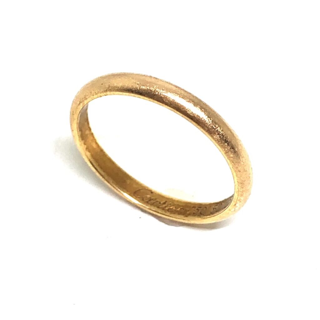 K18 カルティエ 甲丸リングの買取実績 | 買取専門店さすがや 