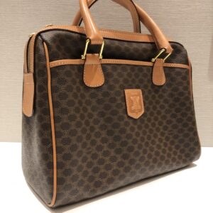 セリーヌ マカダム柄 ハンドバッグ