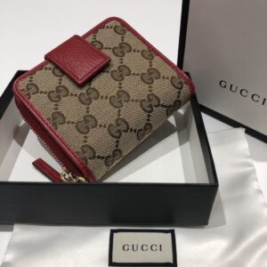 グッチ キャンバス ラウンドファスナー コンパクトウォレット