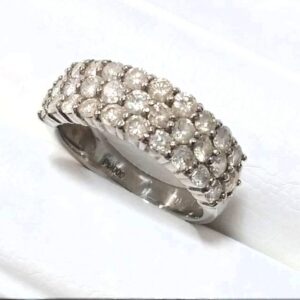 Pt1000 プラチナ メレダイヤ リング