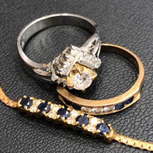 K18ブレスレット/ Pt900リング