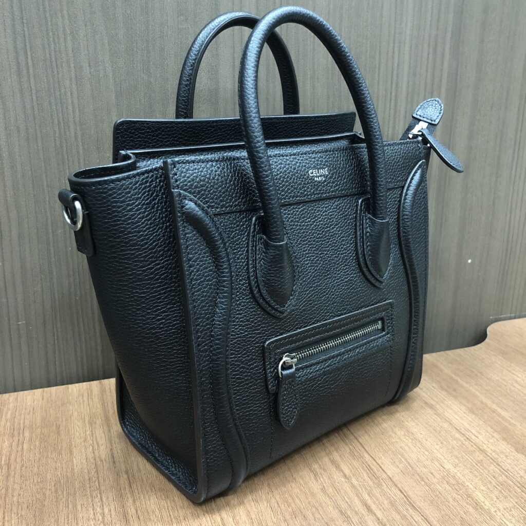 セリーヌ CELINE ラゲージ ナノ ショッパーお色赤 - ショルダーバッグ