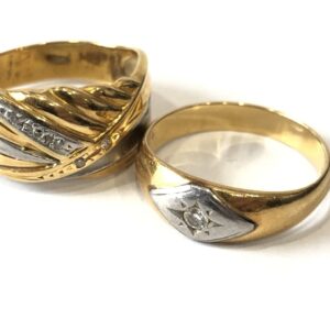 金 プラチナ コンビリング