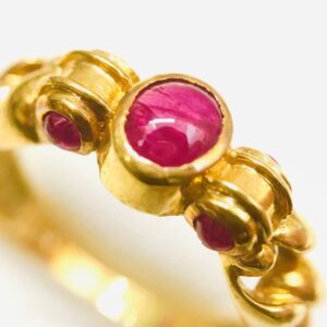 K18 ルビー ゴールドリング