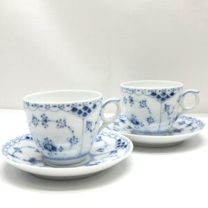 ロイヤルコペンハーゲン ブルーブフルーテッド カップ&ソーサー