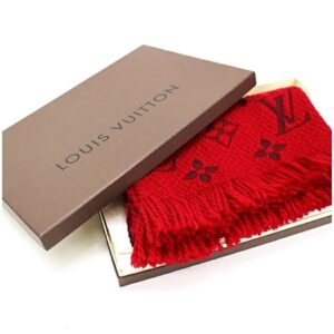 Louis Vuitton ルイヴィトン エシャルプ ロゴマニア マフラー