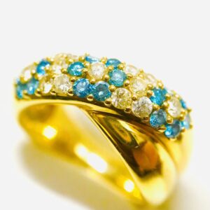 K18 メレダイヤモンドリング ジュエリーアクセサリー