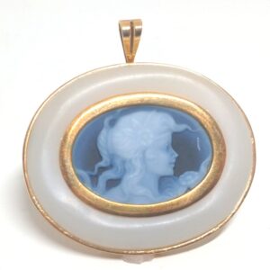 K18カメオトップ