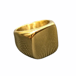 18金 印台リング