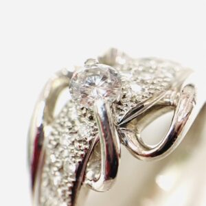 Pt900 0.314ct 0.2ct ダイヤモンド プラチナリング