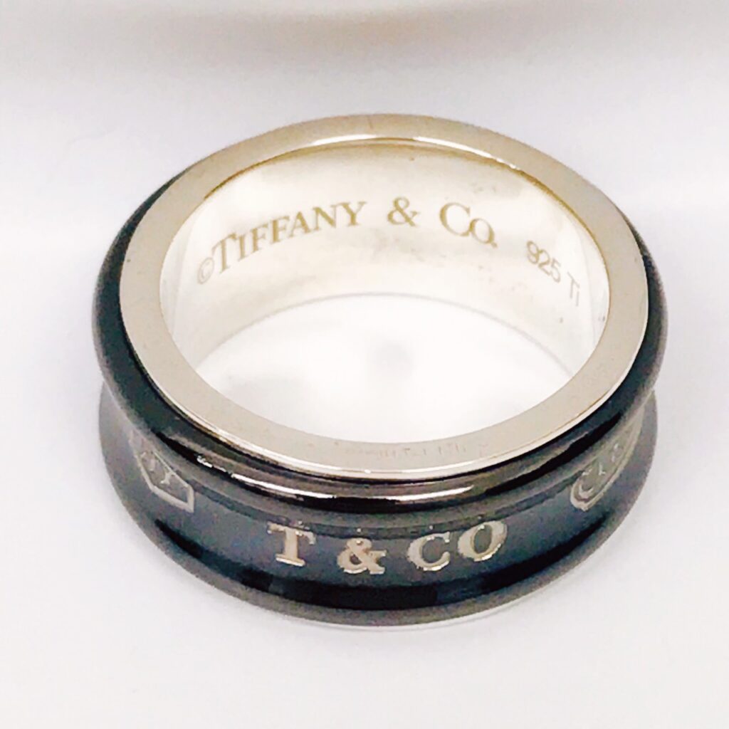 TIFFANY & Co ティファニー 1837 Ti 925 チタン シルバー リングの買取実績 | 買取専門店さすがや