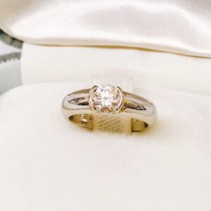 Pt900 ダイヤ付リング