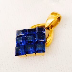 K18 サファイア付トップ