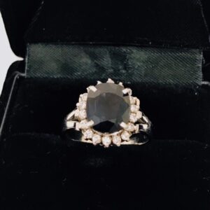 Pt900サファイア 3.80ct付 リング