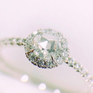 Pt900 ダイヤ付きリング