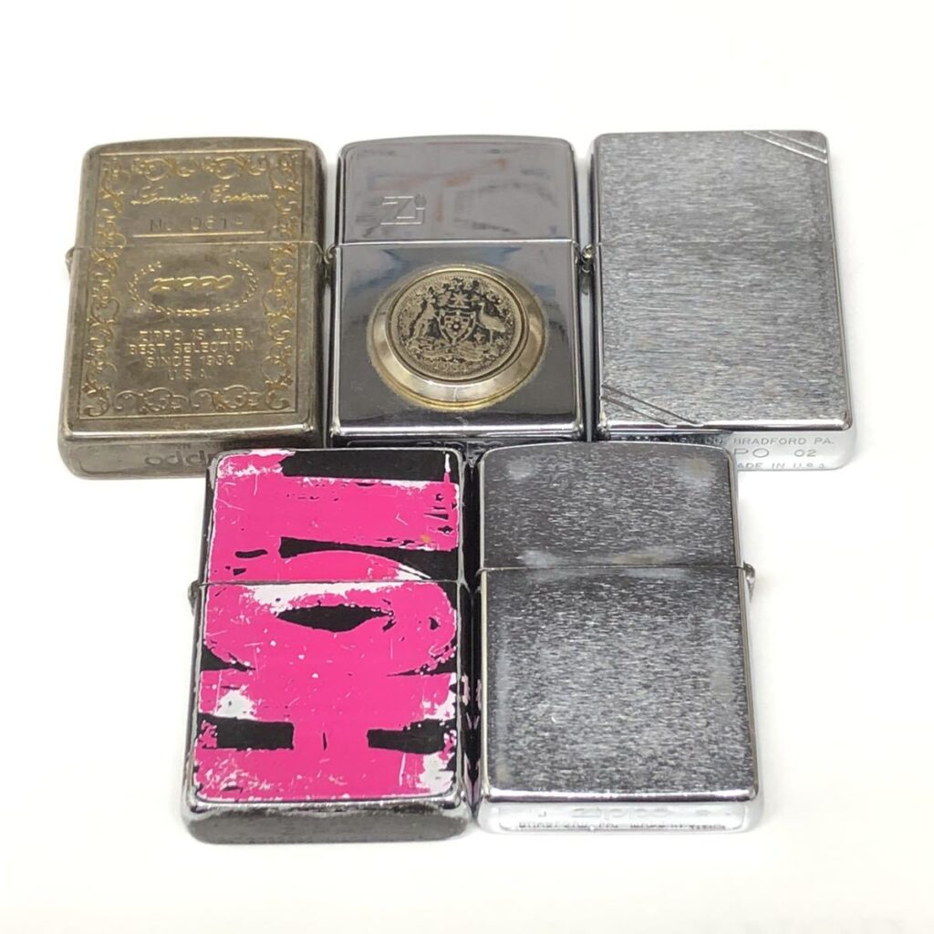 ZIPPOオイルライターなどまとめ