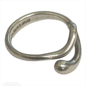 TIFFANY&Co. ティファニー エルサ ペレッティ ティアドロップ リング SV 925 アクセサリー シルバー