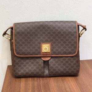 CELINE オールドセリーヌ マカダム ガンチーニ ショルダー 鞄 カバン バッグ