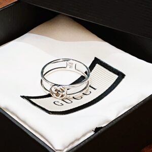 GUCCI グッチ 21号 シルバーリング 指輪 インターロッキング