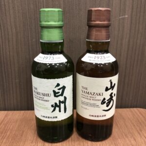 山崎 白州 ウイスキー ミニボトル 180ml