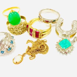 K18 Pt850 ダイヤモンド ルビー ジュエリーアクセサリーおまとめ