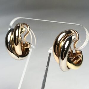 Cartier K18トリニティピアス