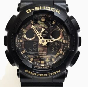 G‐SHOCK GA‐100CF Gショック アナデジ 迷彩柄 カモフラージュ 200m防水 腕時計