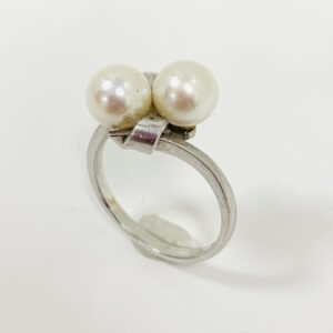 K14WGパール付リング