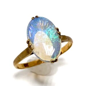 K18 オパール2ct付リング