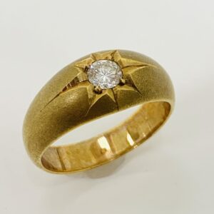 K18 ダイヤ0.8ct付リング