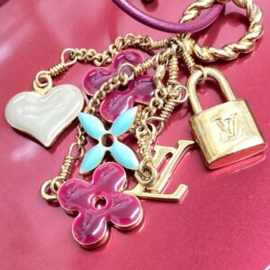 Louis Vuitton パンダンティフ スウィートモノグラム ボルドー チョーカー M65593