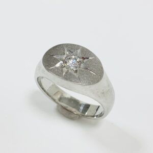 Pt900ダイヤモンド付リング