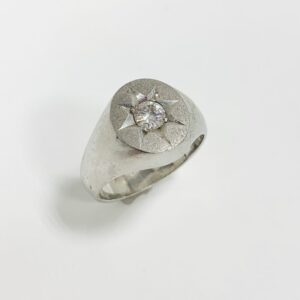 Pt900ダイヤモンド付リング