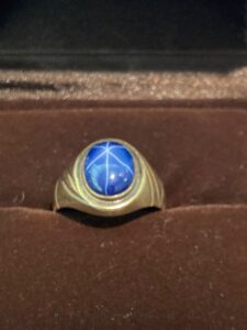 14K サファイアリング 14金指輪