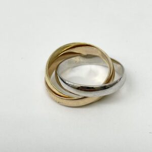 Cartier カルティエ 3連 トリニティ リング