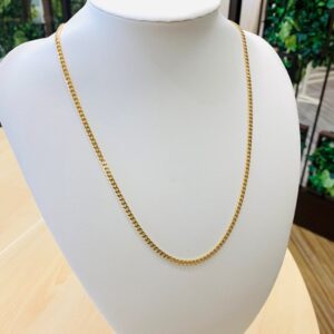 k18　地金ネックレス