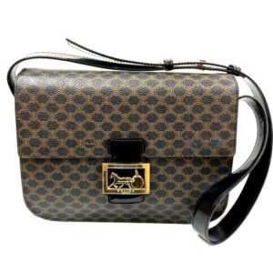 CELINE セリーヌ マカダム柄 ショルダーバッグ