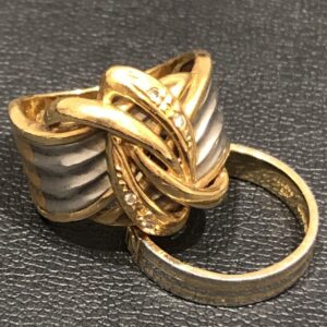 K18 / Pt900リング