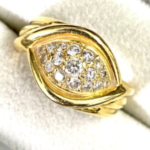 K18 ダイヤ 0.5ct リング