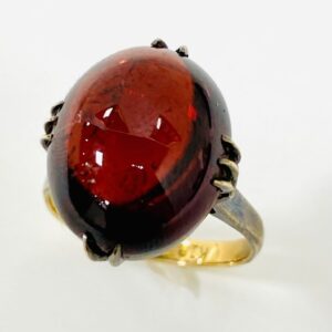 K18ガーネット付リング