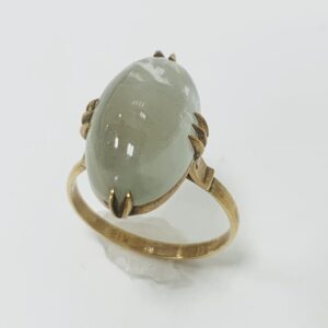 K18 ムーンストーン4ct付リング