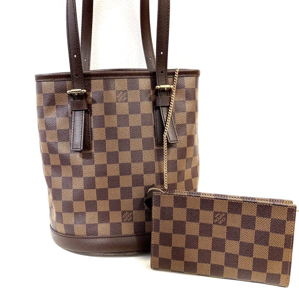 ルイヴィトン　バケツバッグ　ダミエ　louis vuitton