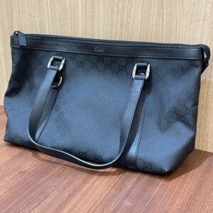 GUCCI グッチ ナイロン×レザー トートバッグ